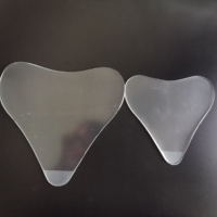 Patchs de poitrine en silicone anti-rides réutilisables et lavables, personnalisés en usine