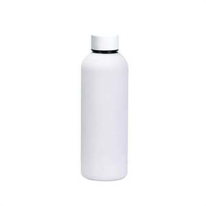 Bouteille d'eau en acier inoxydable 500ML 17OZ Bouteille de sport isolée à double paroi Peinture en caoutchouc Thermo Flask - Product Image 5