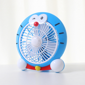 New Phim Hoạt Hình Nhà Ký Túc Xá Sinh Viên Cạnh Giường Ngủ Văn Phòng Di Động 220V Làm Mát Không Khí Bảng Quạt Bàn Quạt Nhỏ Quạt Máy Tính Để Bàn - Product Image 2