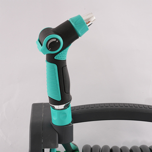 Enrouleur de <span class=keywords><strong>tuyau</strong></span> d'<span class=keywords><strong>arrosage</strong></span> multifonction Lake Blue Guide Wheel 1/2 12mm 10m-40m avec pistolet pulvérisateur, pliable, en PVC, mural ou autoportant - Product Image 4