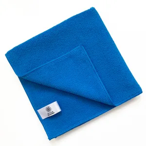 Hot Sale RPET Recycled Car Wash Towel Microfiber Cleaning Cloth Edge OEM Gsm Item Feature Weight Eco Material Customized Size