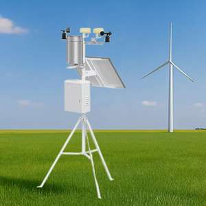 Trípode Industrial Automático Agricultura Estación Meteorológica Meteo Estación Meteorológica Monitoreo 4G con GSM Modbus - Product Image 1