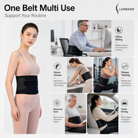 Ceinture de soutien lombaire respirante pour hommes et femmes, soutien du bas du dos, ceinture lombaire pour sciatique, hernie discale