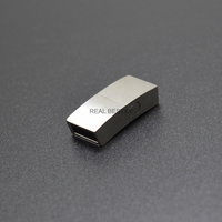 2025 Logo personnalisé trou: 8*3mm cordon en acier inoxydable Double fermoirs d'assurance pour Bracelet collier bricolage faisant des connecteurs de boucle