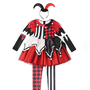 <span class=keywords><strong>Disfraz</strong></span> de <span class=keywords><strong>Payaso</strong></span> Aterrador y Divertido para Niñas, Vestido Tutú, Conjunto Completo para Fiesta de Carnaval, Material de Poliéster de Alta Calidad - Product Image 6