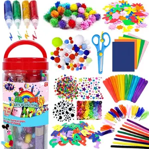 Top Sell Crafting Supplies School Kindergarten Home Arts and Crafts Supplies for Kids