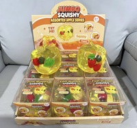 Lange strook fruit squishy speelgoed, langzaam opkomende vaseline handgemaakte stressbal, rekbare fidget decompressie sensorisch speelgoed