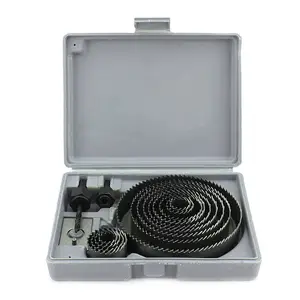 GND Carbon Steel Wood Hole Saw Kit SetTop quality saw blade for Wood Drywall Plastic Cutting