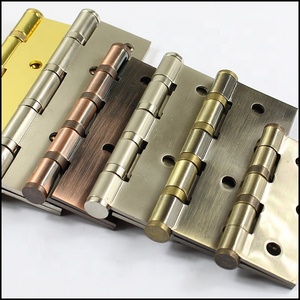 Bisagra <span class=keywords><strong>de</strong></span> material <span class=keywords><strong>de</strong></span> hierro <span class=keywords><strong>para</strong></span> <span class=keywords><strong>puerta</strong></span> <span class=keywords><strong>de</strong></span> <span class=keywords><strong>madera</strong></span>, chapado en oro pulido, 4 pulgadas - Product Image 3