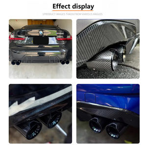 ปลายท่อไอเสีย DEX <span class=keywords><strong>M</strong></span> Performance สำหรับ BMW M240 M340 M440 G20 G21 G23 G42 คาร์บอนไฟเบอร์ ปลายท่อไอเสียแบบ Quad Tip  ปลายท่อเก็บเสียง  ปลายท่อไอเสีย - Product Image 2