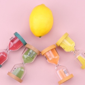 <span class=keywords><strong>Sablier</strong></span> artisanal moderne de 1/3/<span class=keywords><strong>5</strong></span>/10/15/30 <span class=keywords><strong>minutes</strong></span> avec couvercle coloré, idéal pour les jeux de société, les anniversaires et l'usage quotidien - Product Image 3