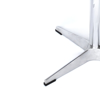 Pied de table en acier inoxydable de qualité commerciale, robuste, carré, pour mobilier d'extérieur, bistro et restaurant