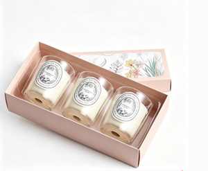 Coffrets de bougies parfumées Lavande & Épices de citrouille, bougies d'aromathérapie faites à la main pour la décoration de la maison, cadeau pour Diwali et la fête des pères - Product Image 6