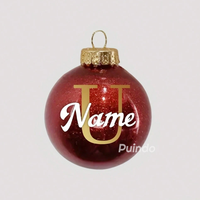Ornements de Noël personnalisés avec votre nom et logo, motif imprimé, décorations de pendentifs pour arbre de Noël, festival du Nouvel An