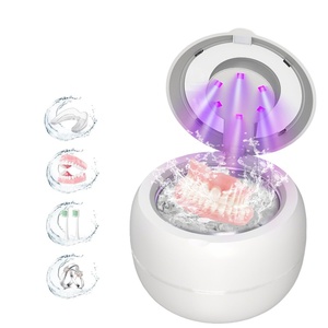 Limpiador Ultrasónico Dental ODM de 200 ml, Limpiador Ultrasónico para Retenedores con UV para Aparatos Ortodóncicos, Alineadores y Cabezales de Cepillos de Dientes - Product Image 1