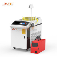 Nettoyeur, soudeur, découpeur laser à fibre portatif multifonction 4 en 1, 3000 W, avec certification CE, à faible coût, pour l'élimination de la rouille sur les surfaces métalliques