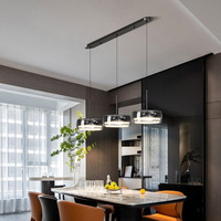 Nueva Lámpara Colgante LED de 3 Cabezas con Estructura de Hierro, Estilo Moderno Italiano de Lujo para Comedor o Bar, Tamaño Mediano, 2026