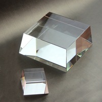 Base en cristal ronde trapézoïdale noire claire pour les MH-TF0269 de récompenses de trophée