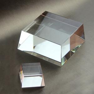 <span class=keywords><strong>Base</strong></span> rotonda trapezoidale nera trasparente in cristallo per la MH-TF0269 dei trofei - Product Image 4