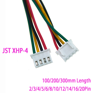 Cabo Conector JST XH 2.54mm de 4 Pinos, Conector de Dupla Extremidade para Eletrônicos, Arduino e Bateria - Product Image 1