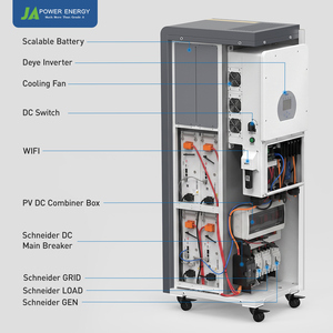 Sistema ESS Todo en Uno JApower Monofásico de 6kW 20kWh con <span class=keywords><strong>Inversor</strong></span> Híbrido Deye Integrado y Batería Solar Doméstica LiFePO4 de 51.2V - Product Image 5