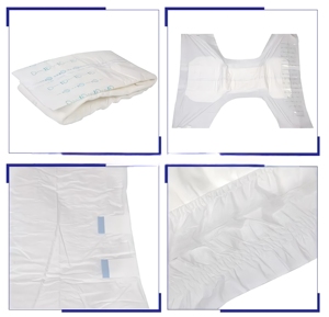 Couches pour adultes ultra épaisses à forte absorption, fabricant en gros, approvisionnement direct, couches pour adultes jetables à bande adhésive avec prévention des fuites 3D - Product Image 6