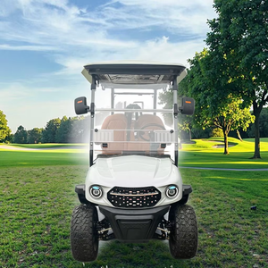 Voiturette de golf confortable à 4 places, batterie longue durée et système de freinage amélioré pour les visites panoramiques et le service de navette d'hôtel - Product Image 1