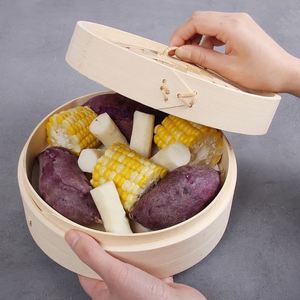 Petits pains farcis au bambou cuits à la vapeur, cuiseur pour cuire le poulet, petites boulettes, meilleur cuiseur de 12 pouces - Product Image 5