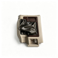 Boîtier de console de levier de vitesses de remplacement avec soufflet de levier de vitesses en cuir pour Nissan Patrol Y61 GU MT 1997-2004, pièce intérieure