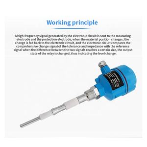 מוט קיבול סוג מוט קיבול סוג רדיו תדר עמידות בפני קורוזיה טמפרטורה גבוהה 4-20 ma - Product Image 2