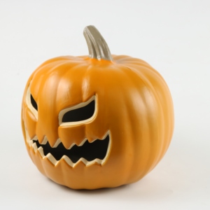 Lampe citrouille <span class=keywords><strong>LED</strong></span> effrayante avec dents pointues, Jack-o'-lantern d'<span class=keywords><strong>Halloween</strong></span> pour décoration de fête effrayante, lampe citrouille orange scintillante - Product Image 4