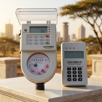 Medidor de Agua Prepago Digital Inteligente con Teclado y Token, Precio Mayorista Económico Nacional, Sistema de Venta Remota Gratuito