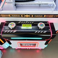 NAUGHTY DOG Distributeur automatique de cadeaux et de jeux d'arcade à monnayeur pour divertissement intérieur, avec cabinet métallique blanc et dégradé coloré