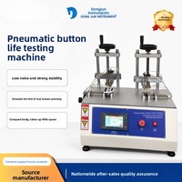 Machine d'essai de durée de vie des boutons pneumatiques à écran tactile, testeur de durabilité aux chocs entièrement automatique de haute précision