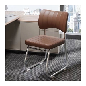 كرسي مكتب غرفة مؤتمرات كراسي تدريب للموظفين قابلة للتكديس كرسي مؤتمرات جلدي - Product Image 2