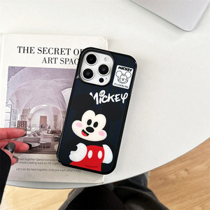 Couverture de téléphone portable en silicone antidérapante dessin animé belle <span class=keywords><strong>coque</strong></span> de téléphone magnétique en TPU anti-choc <span class=keywords><strong>Mickey</strong></span> pour <span class=keywords><strong>iPhone</strong></span> <span class=keywords><strong>XR</strong></span> 14 15 16 Plus Pro Max - Product Image 1