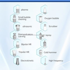Appareil facial multifonction à jet d'oxygène avec 14 embouts, équipement de beauté à écran tactile pour le raffermissement de la peau, l'hydratation et le nettoyage des pores - Product Image 6