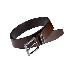 Cinturón Casual con Hebilla de Acero BS INTERNATIONAL, Diseño Floral de Calavera Estampado por Transferencia Térmica, Ecológico, de Cuero Vacuno Genuino de 3.8 CM - Product Image 2