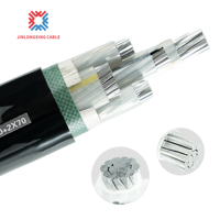 IEC 60502-1 YJLV Aluminium-Stromkabel XLPE-Isoliert PVC-Ummantelt 3 4 5 Adern für Bau- und Landwirtschaftsprojekte