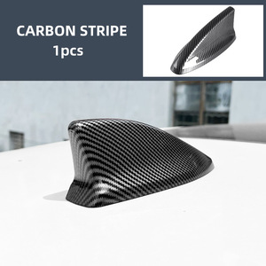 Penutup Antena Sirip Hiu Mobil Universal, Tutup Antena Atap Dekoratif, Gaya Serat Karbon - Product Image 2