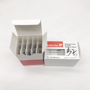 国际标准化组织批准的原装edenta TC刀具牙科硬质合金钻头哈特梅特尔弗雷泽带蓝色环 - Product Image 2