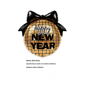 Palloncini in Foil 'Felice <span class=keywords><strong>Anno</strong></span> Nuovo' Grandi, Decorazioni per Festa di Capodanno 2027 - Product Image 5