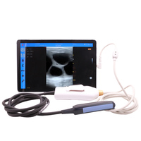 Sonde échographique vétérinaire Doppler couleur portable ECI-X6C Type-C, sonde rectale, machine d'échographie pour la gestation des animaux d'élevage