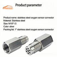 Convertisseur catalytique miniature en acier inoxydable de haute qualité, 58 mm, M18 * 1,5, capteur O2