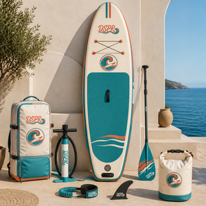 Planche de <span class=keywords><strong>SUP</strong></span> <span class=keywords><strong>gonflable</strong></span> portable pour débutants, planche de surf en PVC personnalisée à 3 ailerons pour sports nautiques, équipement de paddle board pour passionnés - Product Image 5