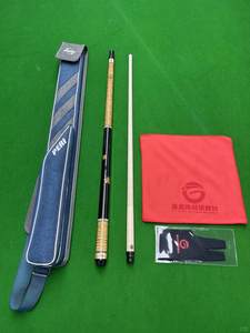 Кий для пула Peri SY04 Series Standard Speed 1/2 Split Club Center Joint, гравированный, из клена, с большой головкой, графитовый шафт, китайский, для игры в бильярд (черный) - Product Image 3