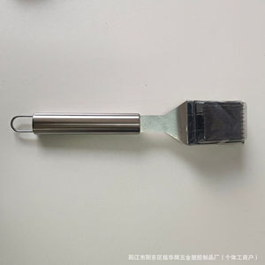 Cepillo para Barbacoa de Alambre de Acero Inoxidable con Mango Largo, Resistente, Apto para Lavavajillas, Multifuncional para Limpiar Utensilios y Parrillas, con Logotipo Personalizado - Product Image 6