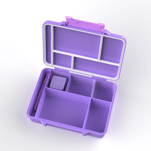 Lonchera Bento Portátil Ligera y Hermética <span class=keywords><strong>con</strong></span> Logotipo Personalizado, <span class=keywords><strong>con</strong></span> Tenedor y Cuchara para Niños Escolares - Product Image 1