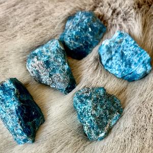 Piedras de Apatita Azul Natural al por Mayor, Gemas en Bruto a Granel para Pulido y Joyería, Regalo Ideal para Enamorados - Product Image 3