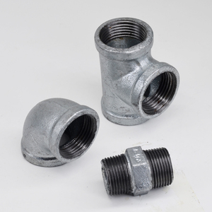 Connessioni in ghisa all'ingrosso per raccordi per tubi Sprinkler fabbrica BSP filo malleabile in ferro zincato DN40 50 GI Tee uguale - Product Image 6